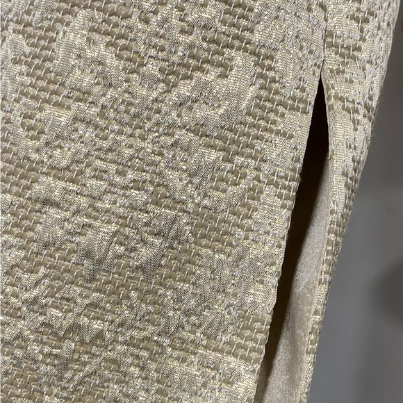 Marc Valvo collection satin skirt size 6 jacket appliqué size 8 sheen &shine 6/8 - Picture 7 of 10